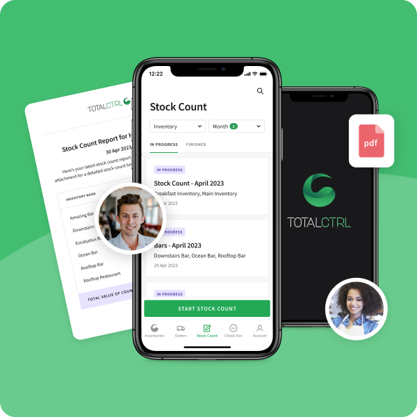 TotalCtrl mobile app - Inventory Count Feature